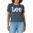 thumbnail image 1 of Lee Women's Short Sleeve Crew Neck Graphic Tee with Ribbed Neckline, 1 of 4