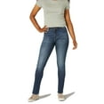 thumbnail image 1 of Lee Women's Slim Fit Skinny Leg Midrise Jean Denim Comfort Pants Lagoon Blue New, 1 of 3