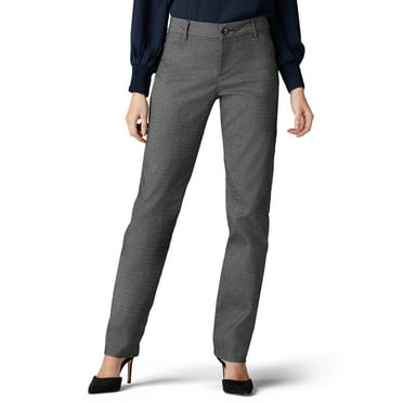 Lee Women’s Straight Leg Wrinkle Resist Stretch Pant