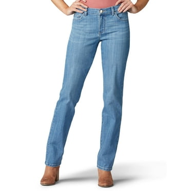 Lee Women's Stretch Relaxed Fit Straight Leg Jean