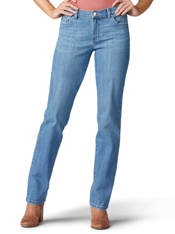 Women's Stretch Relaxed Fit Straight Leg Jean