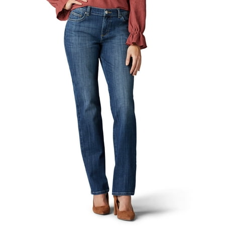 Lee Women's Stretch Relaxed Fit Straight Leg Jean