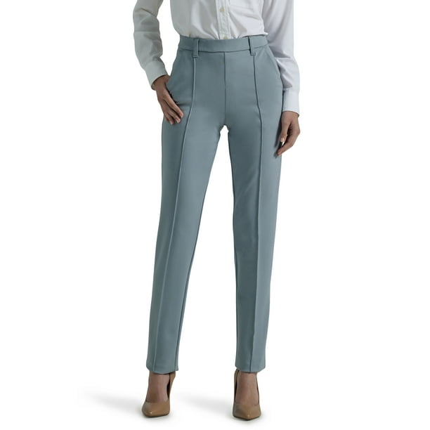 LÉORALABEL High-Waist Straight Pants – Elegant Everyday Comfort