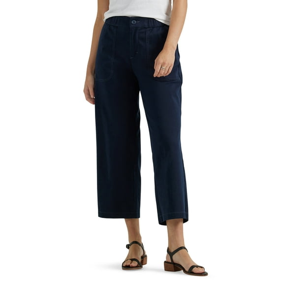 Lee® Women's Ultra Lux Comfort Wide Leg Utility Crop Pant