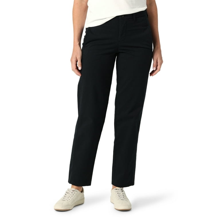 Lee Ultra Lux Womens Mid Rise Stretch Fabric Straight Cargo Pant