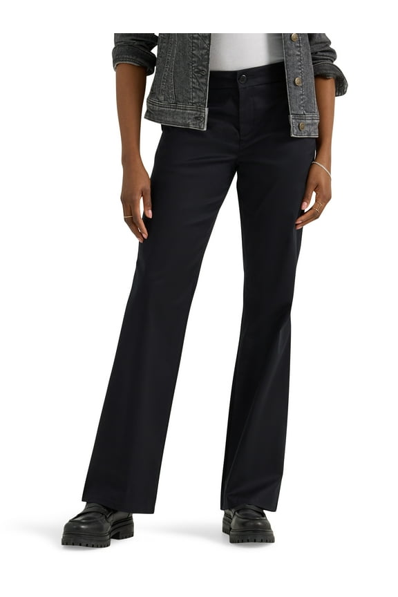 Women's Wrinkle-Free Mid-Rise Bootcut Pant