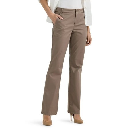 Lee Women's Wrinkle-Free Mid-Rise Bootcut Pant