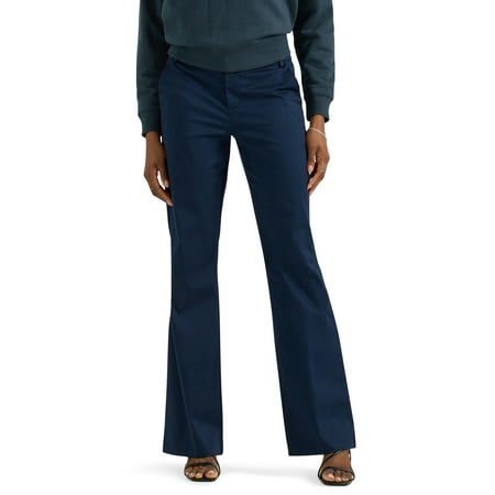 Lee Women's Wrinkle-Free Mid-Rise Bootcut Pant