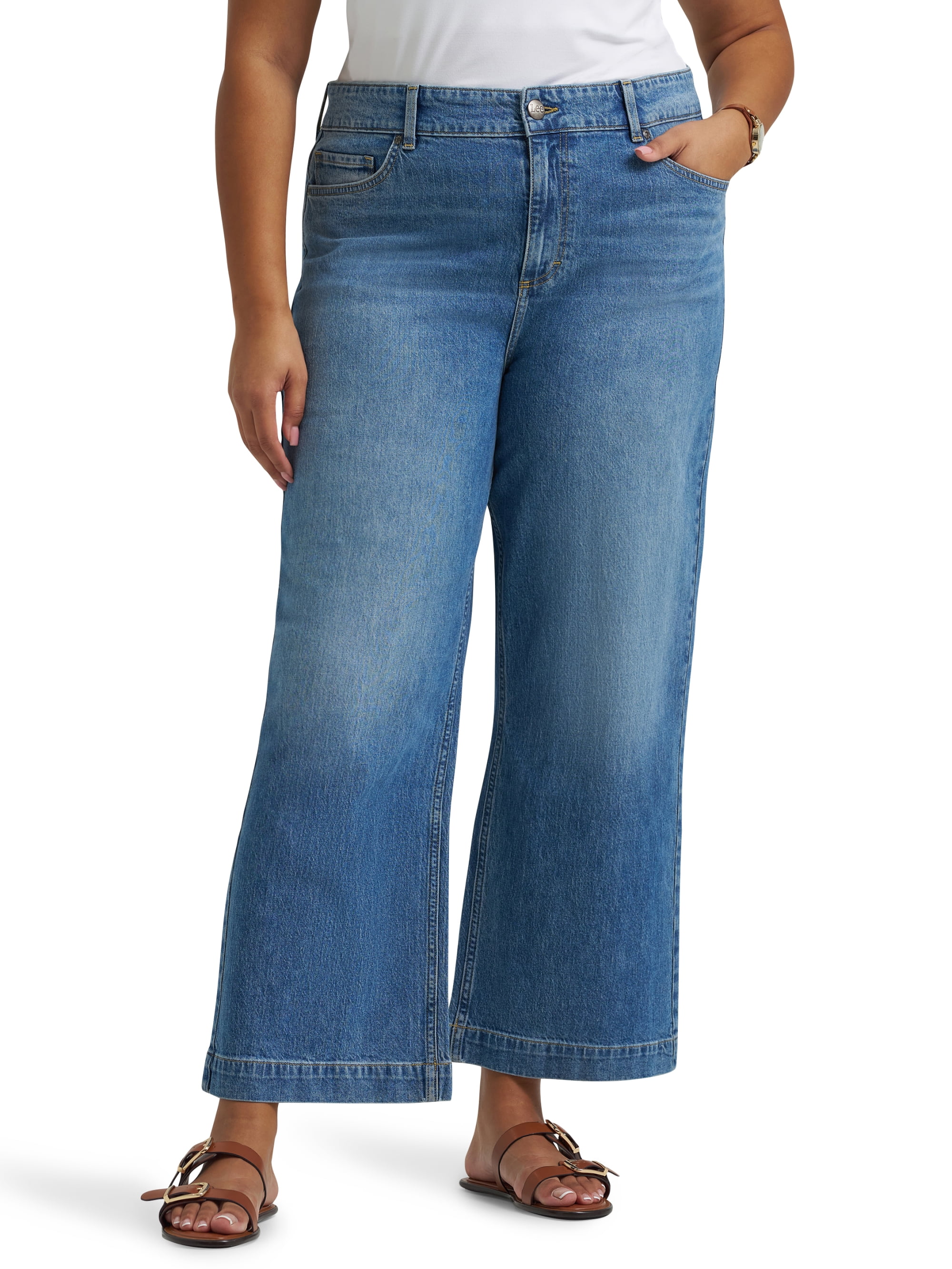 Lee® Women's and Plus Legendary Wide Leg Crop