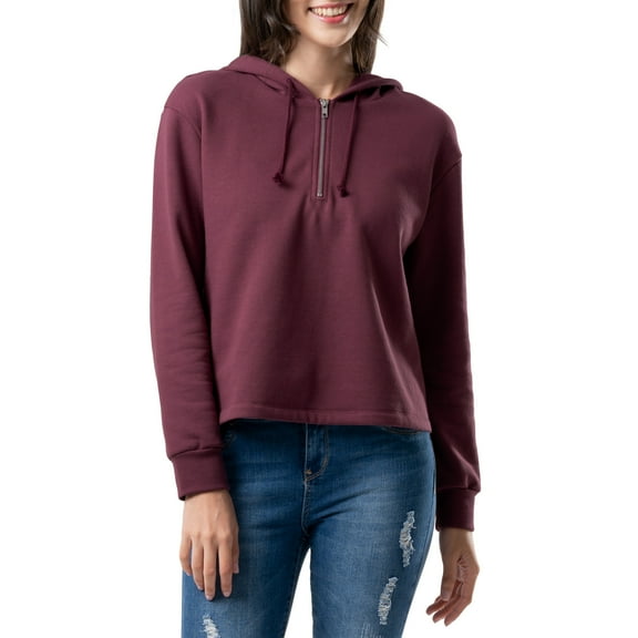Lee Women's and Plus Quarter Zip Fleece Hoodie, S-4X