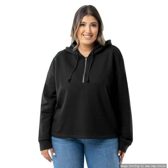 Lee Women's and Plus Quarter Zip Fleece Hoodie, S-4X