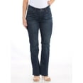 thumbnail image 1 of LEE $39 Womens New 1250 Navy Boot Cut Jeans 14 B+B, 1 of 2