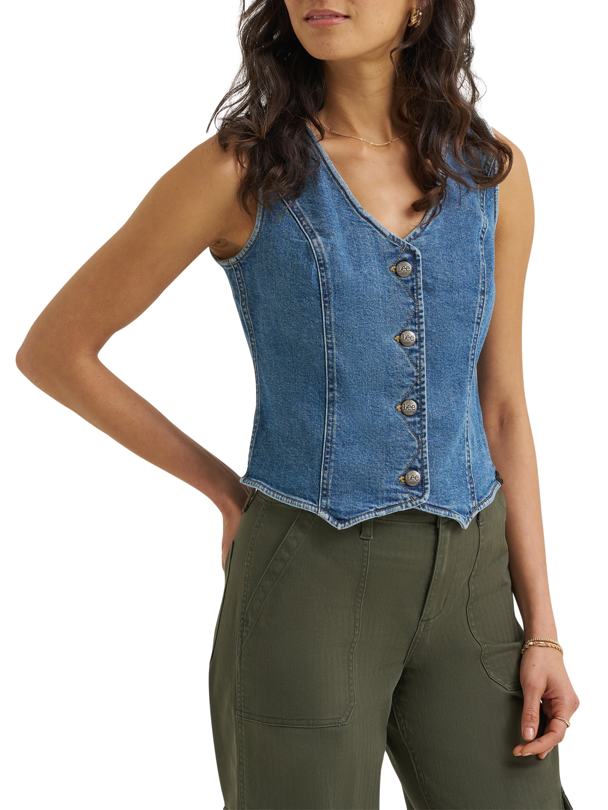 Lee® Women's and Plus Fit Denim Vest