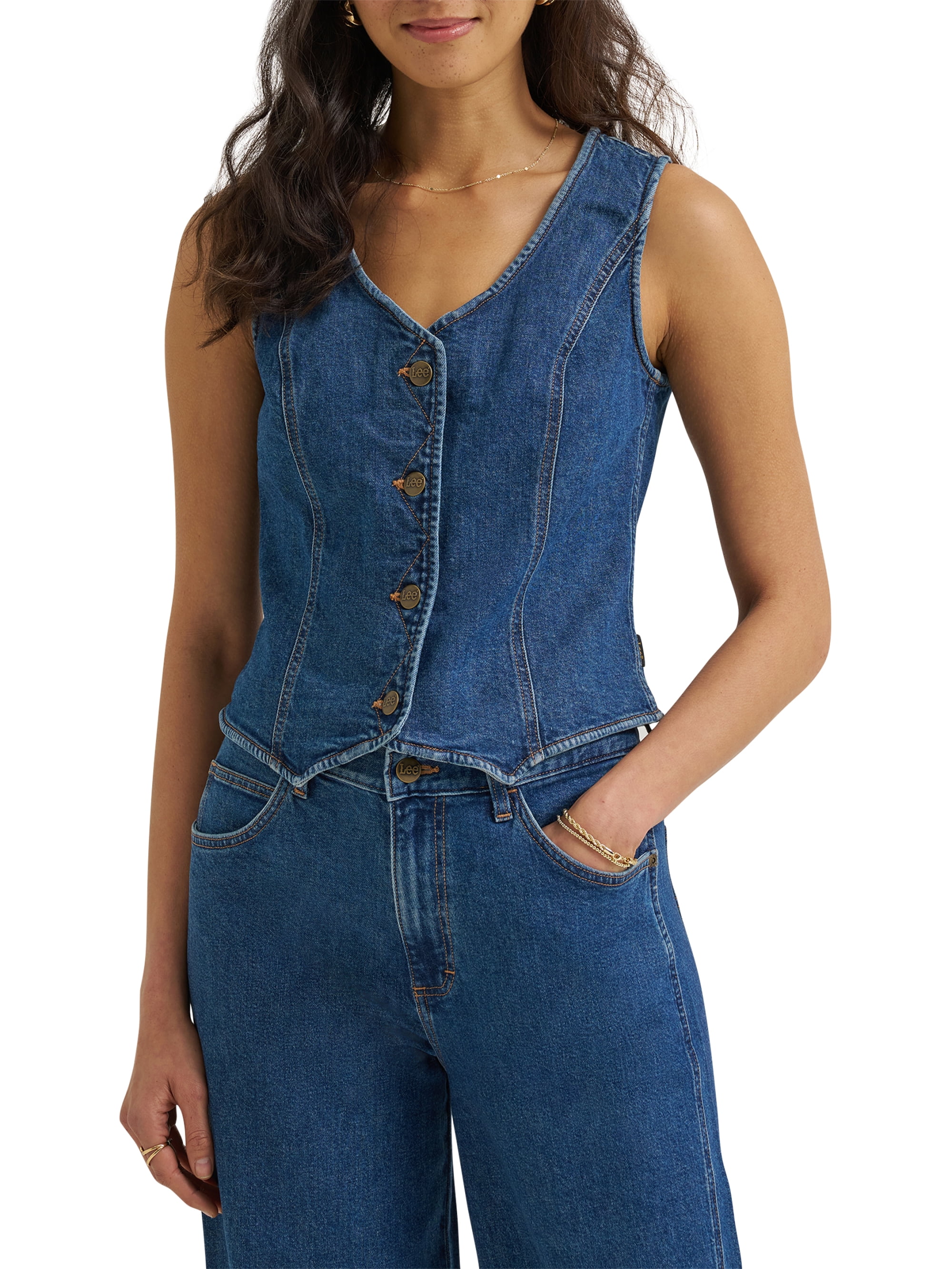 Lee® Women's and Plus Fit Denim Vest