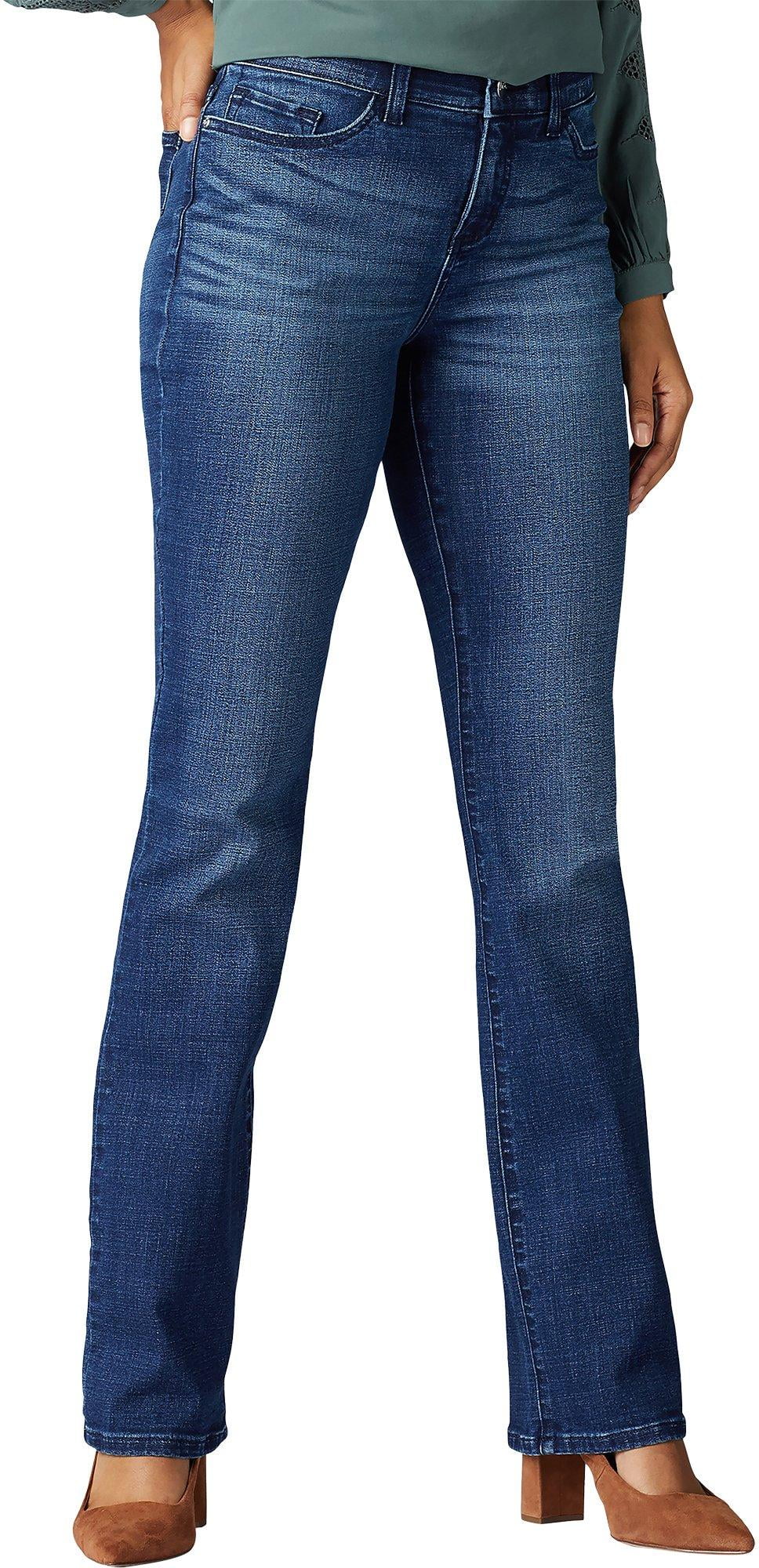 Riders By Lee Indigo Damen Midrise Bootcut Jeans – Regular Fit, Stretch-Denim, Mit Ikonischer Gesäßtasche