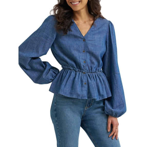 Lee Womens Peplum Top