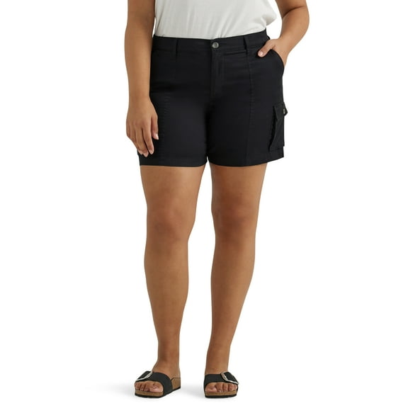 Lee® Womens Plus Size Ultra Lux Comfort with Flex to Go Cargo Short, Sizes 14-24