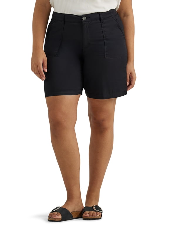 ® Womens Plus Size Ultra Lux Comfort with Flex to Go Utility Bermuda, Sizes 14-24
