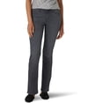 thumbnail image 1 of Lee Womens Regular Fit Straight Leg Jean 10 Short Gray, 1 of 6