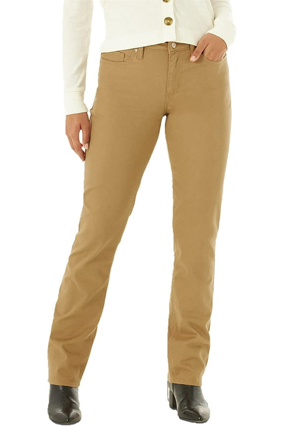 Womens Regular Fit Straight Leg Jean 14 Tigers Eye