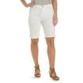 thumbnail image 1 of Lee Women's Relaxed Fit Kathy Bermuda Short - White, White, 12, 1 of 3