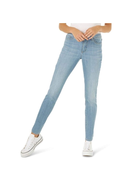 Women's Slim Fit Skinny Leg Midrise Jean, Solstice, 2 Short