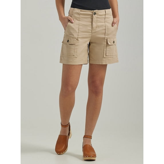 Women's Ultra Lux with Flex-to-Go Relaxed Cargo Short in Macrame
