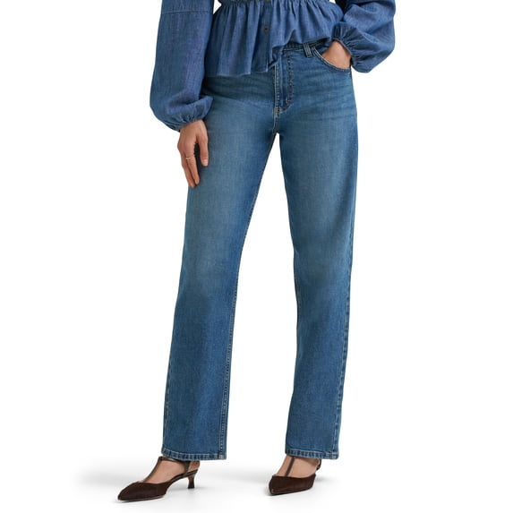 Lee® Women's Heritage High-Rise Classic Straight Leg Denim Jean, Sizes 2-20