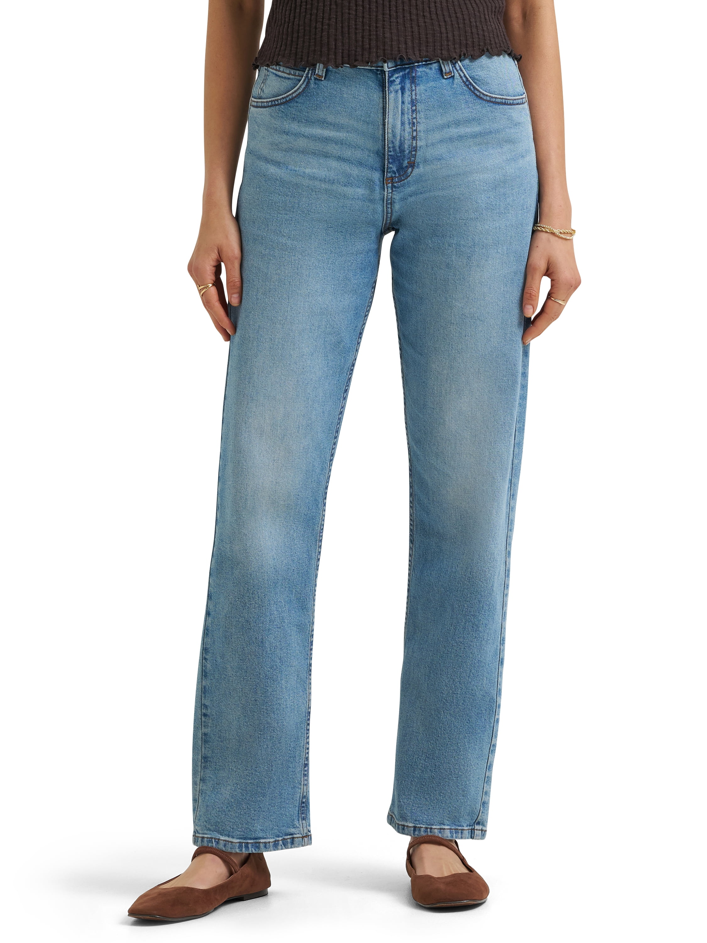 Lee® Women's Heritage High-Rise Classic Straight Leg Denim Jean, Sizes 2-42