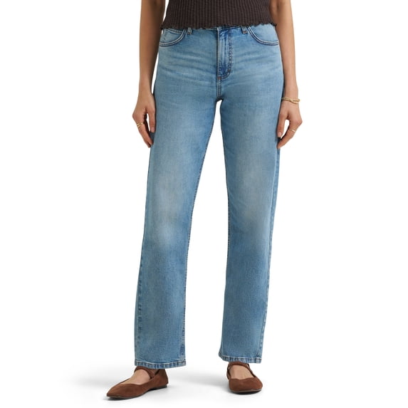 Lee® Women's Heritage High-Rise Classic Straight Leg Denim Jean, Sizes 2-38