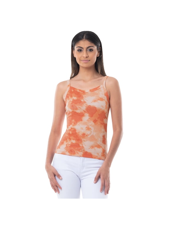 Womens and Plus Slim-fit Spaghetti Strap Tank, S-4X