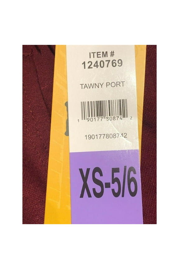 Youth Boys Sherpa Lined Hoodie Jacket (X-Small, Tawny Port) New with box/tags