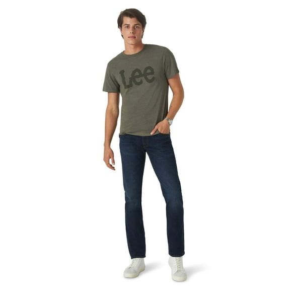 LEE Men's Slim Straight Jean, Evening, 34W x 36L