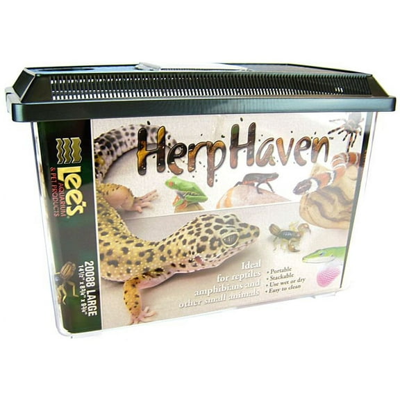 Lees HerpHaven Terrarium Rectangular - Large (14.5"L x 8.75"W x 9.75"H)