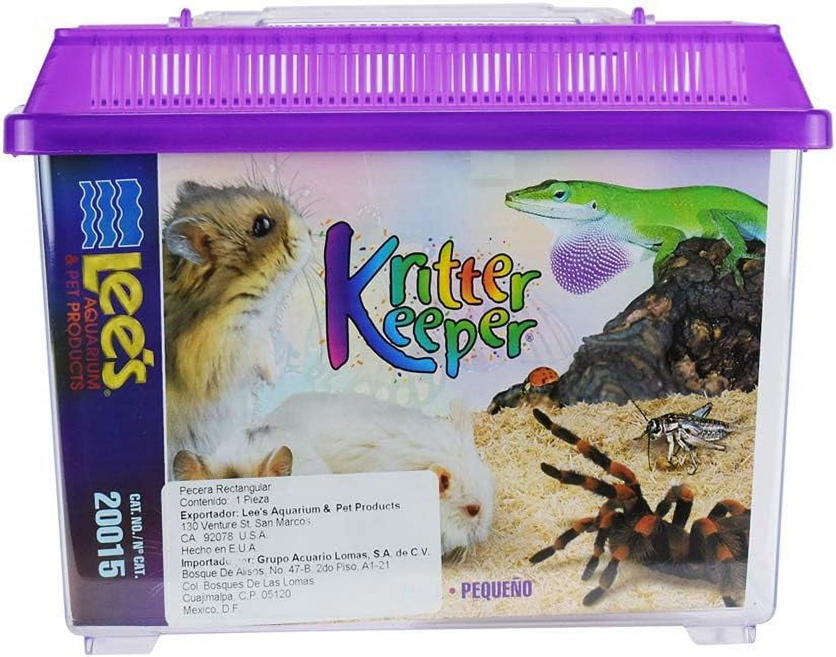 Critter Keeper Terrarium Portable En Plastique Avec Poigne Facile