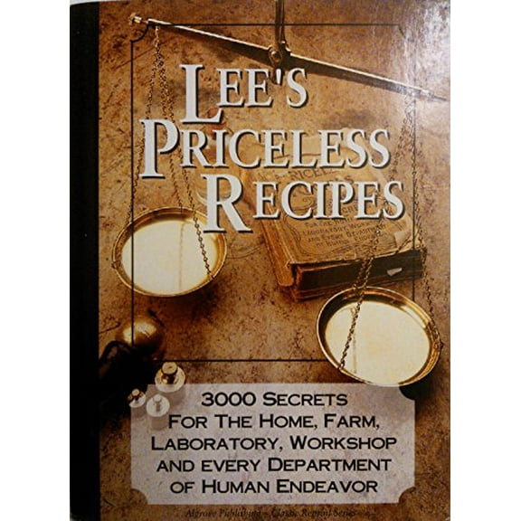 Pre-Owned Lee's Priceless Recipes (Paperback) 0921335172 9780921335177
