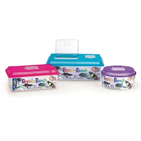 Lee's Reptile Ranch, Round w/Lid Multi-Colored