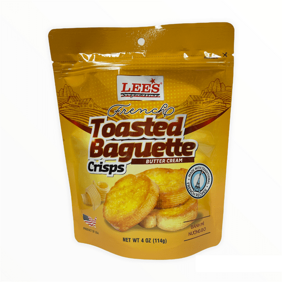 Lee's Signature French Toasted Baguette Cisps Butter Cream; 4 oz