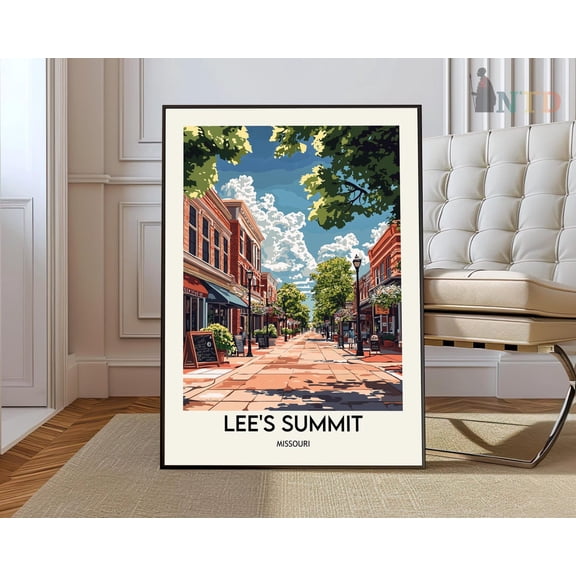 Lee's Summit MO Jackson County Travel Wall Art Photo Print Unframed Paper Print