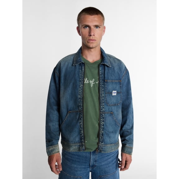 Kacey Lee Men's Denim Workwear Jacket, Sizes S-2XL