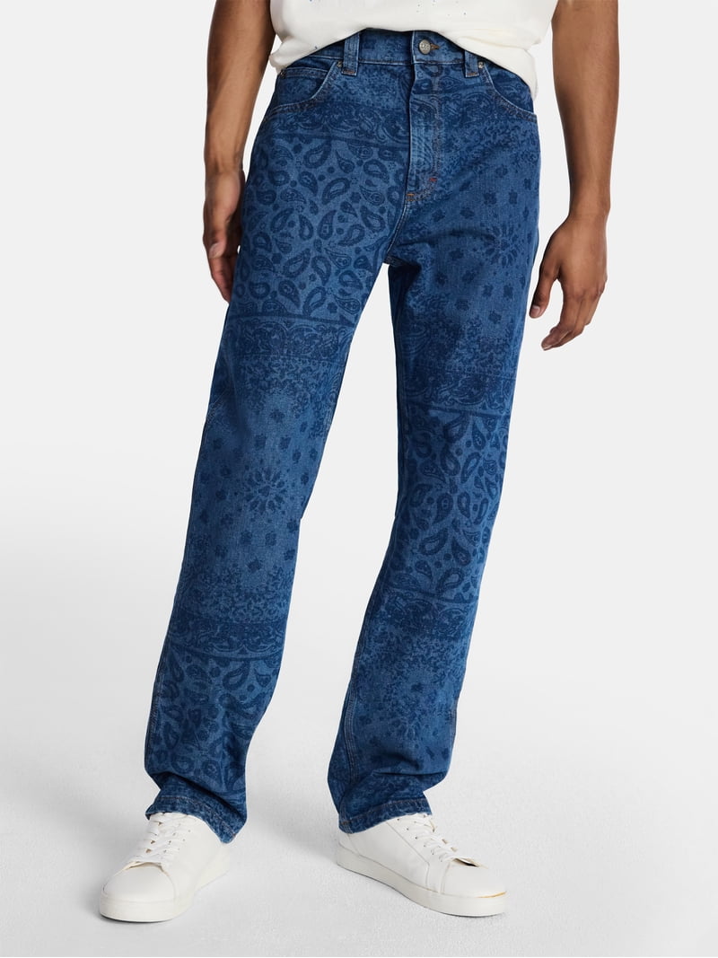 Kacey Lee Men's Relaxed Straight Jeans - Walmart.com