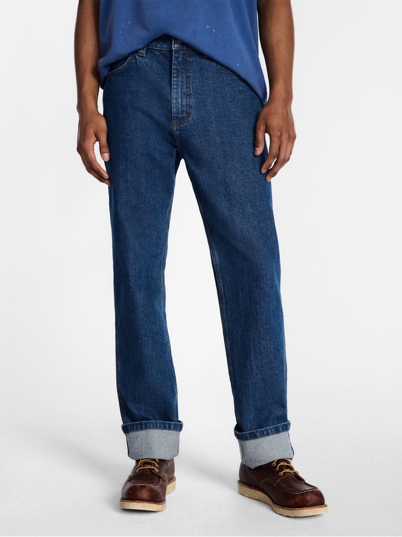 Kacey Lee Men's Relaxed Straight Jeans - Walmart.com