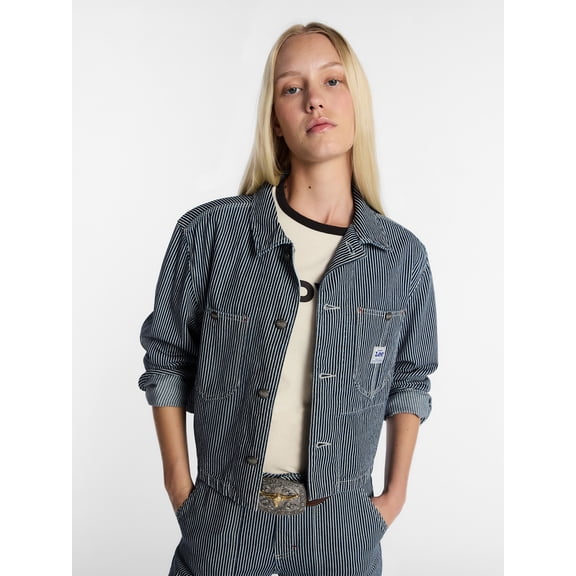 Kacey Lee Women's Cropped Chore Jacket, Sizes XS-XXL