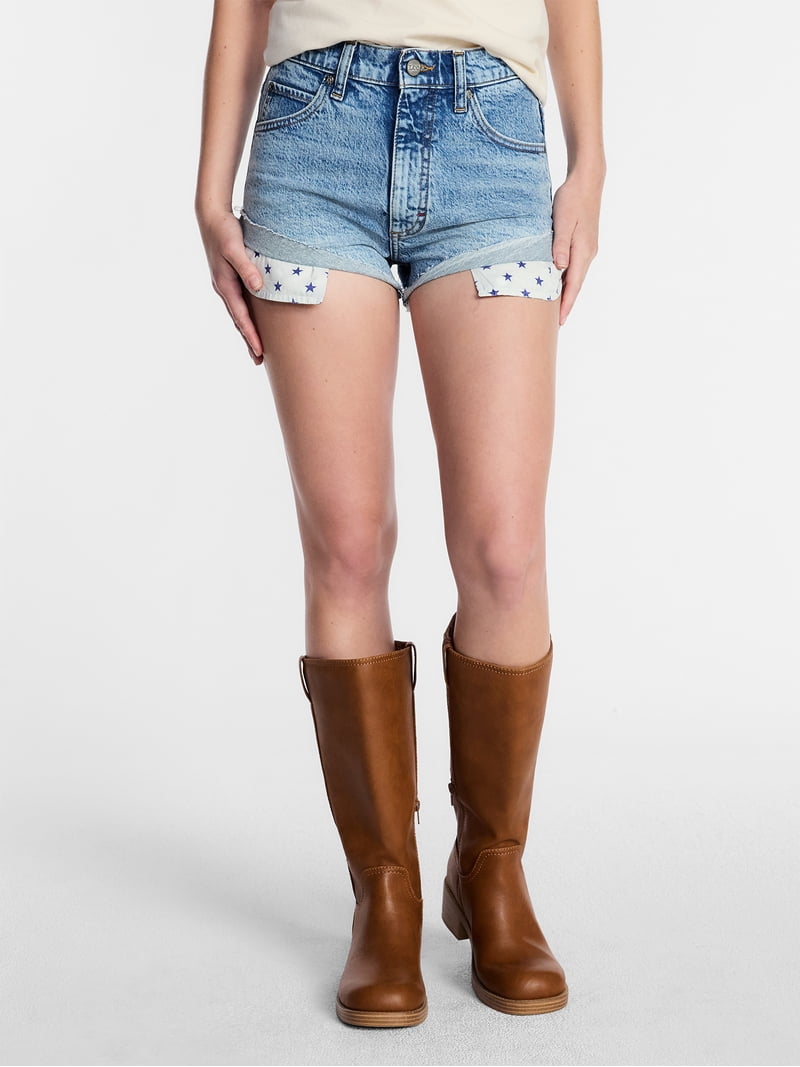 Kacey Lee Women's Classic Cut Off Shorty Shorts, Sizes 0-18