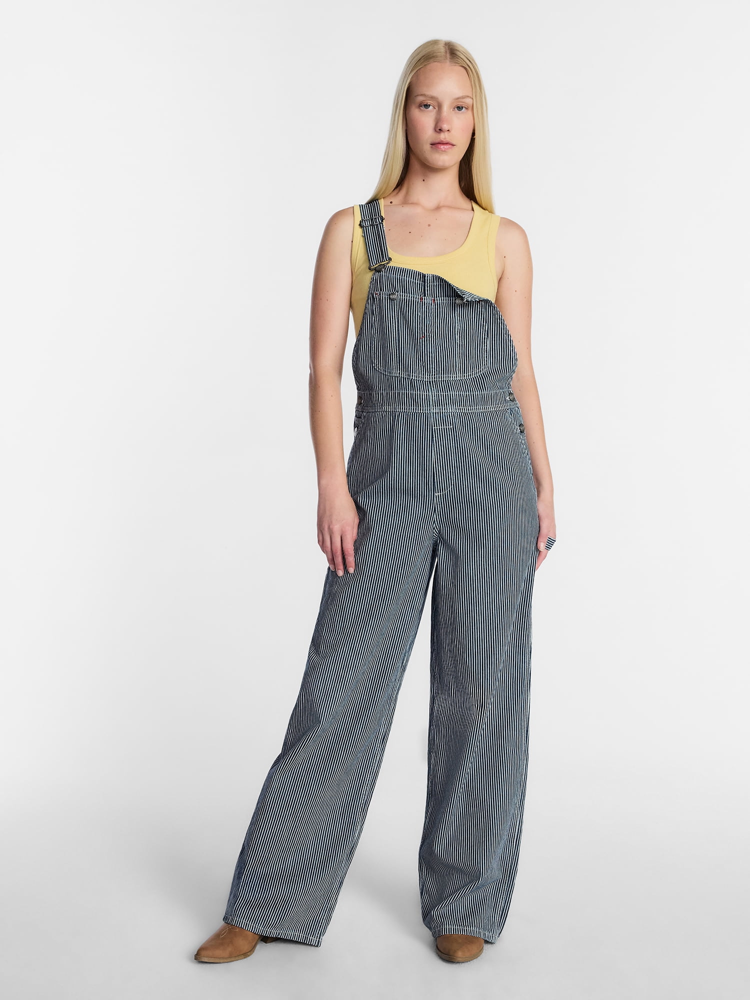 Kacey Lee Women's Denim Overalls, Sizes XS-XXL - Walmart.com
