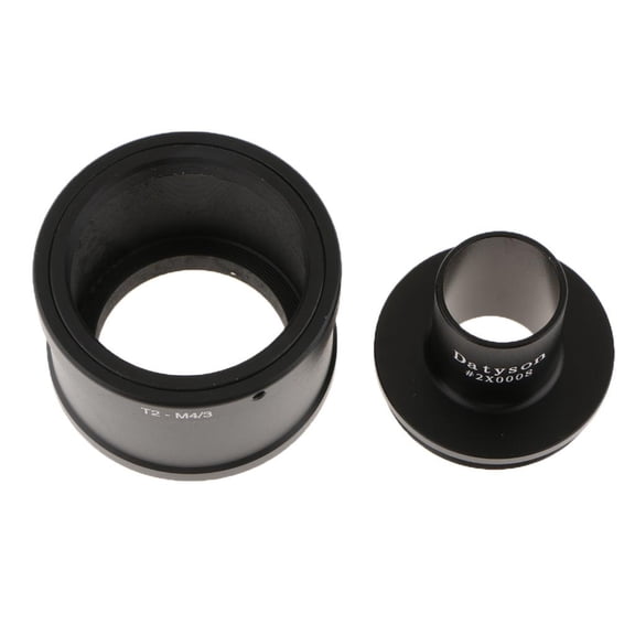 LeeQinersw 0.91 inches Microscope Tube with T T2 Mount Ring for Olympus Panasonic Micro 4 /