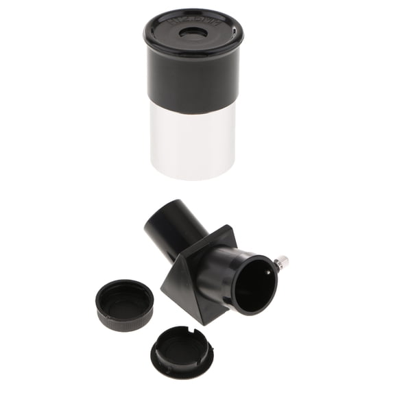 LeeQinersw 0.965" Telescope Eyepiece Lens H12.5mm for Astronomy&Erecting Diagonal Prism .