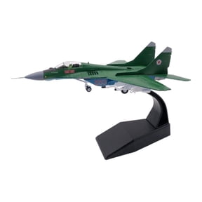 LeeQinersw 1/1 Scale MIG-29 Russian Fighter Plane Metal Fighter Hobby Model Diecast Plane