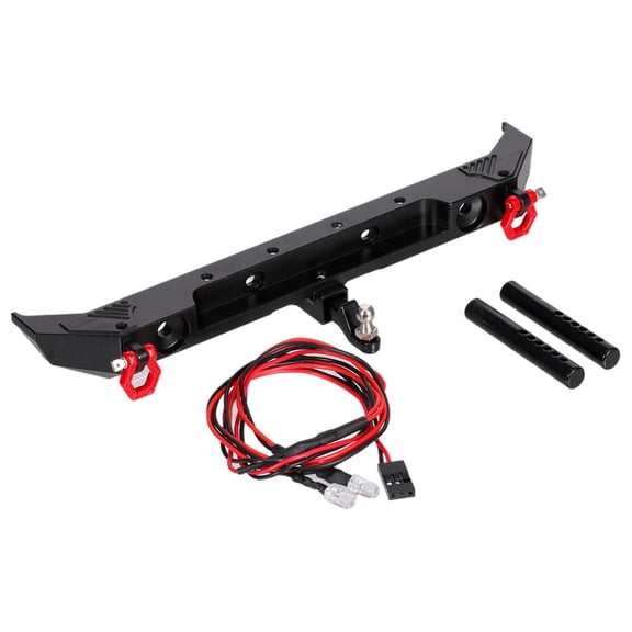 LeeQinersw 1/10 RC Metal Rear Bumper for Axial SCX10 i II III RC Crawler Replacement Accessories
