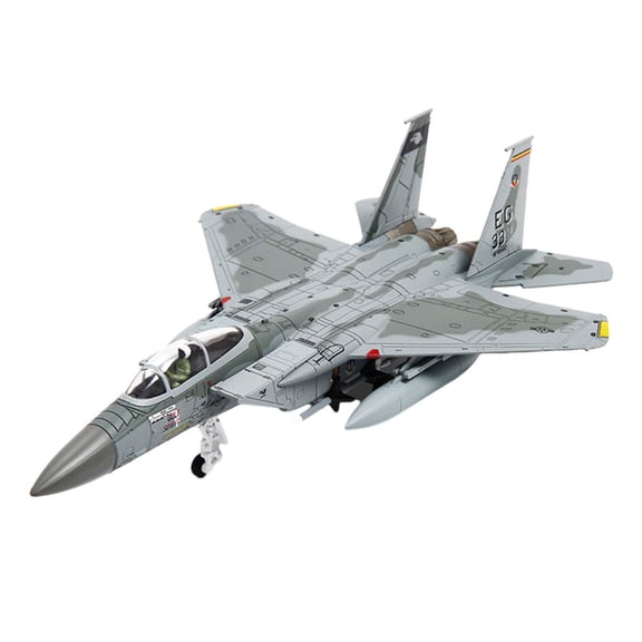 LeeQinersw 1/100 Miniature F-15 Plane Model Collectables Ornaments Collection Fighter Model